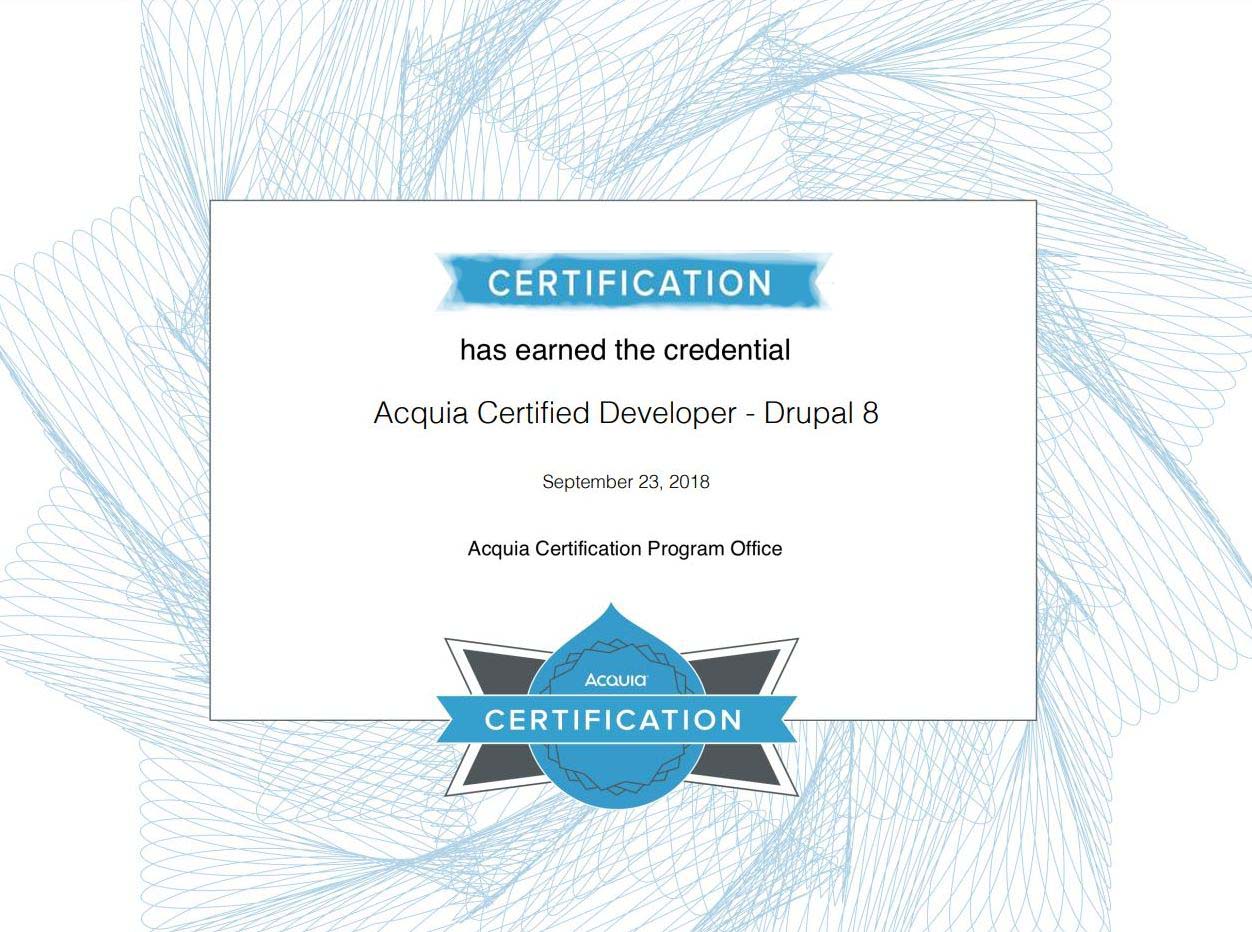 Certified Developer